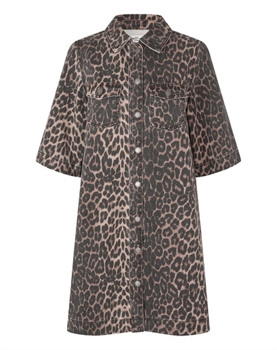 Global F - Mira-G Kjole - Leopard Mist